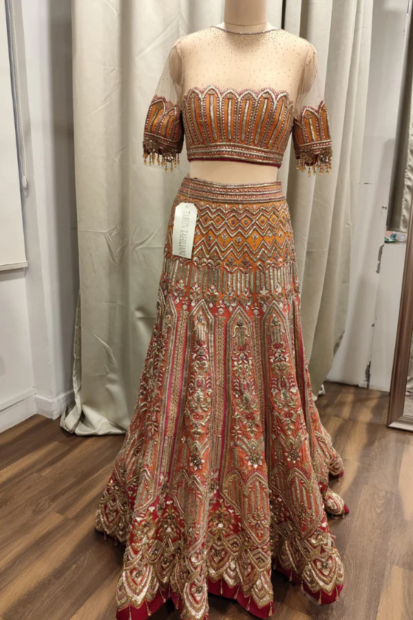 Tarun Tahiliani Swarovski crystal lehenga - Image 4