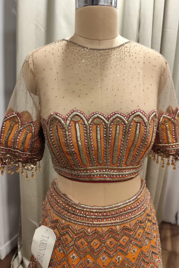 Tarun Tahiliani Swarovski crystal lehenga - Image 5