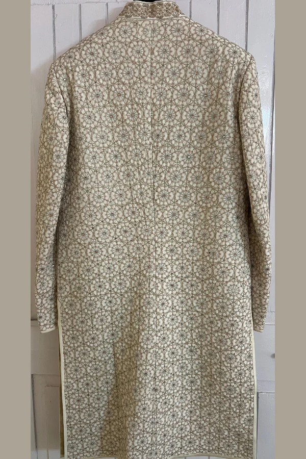 Tasva x Tarun Tahiliani Embroidered Sherwani Set - Image 4