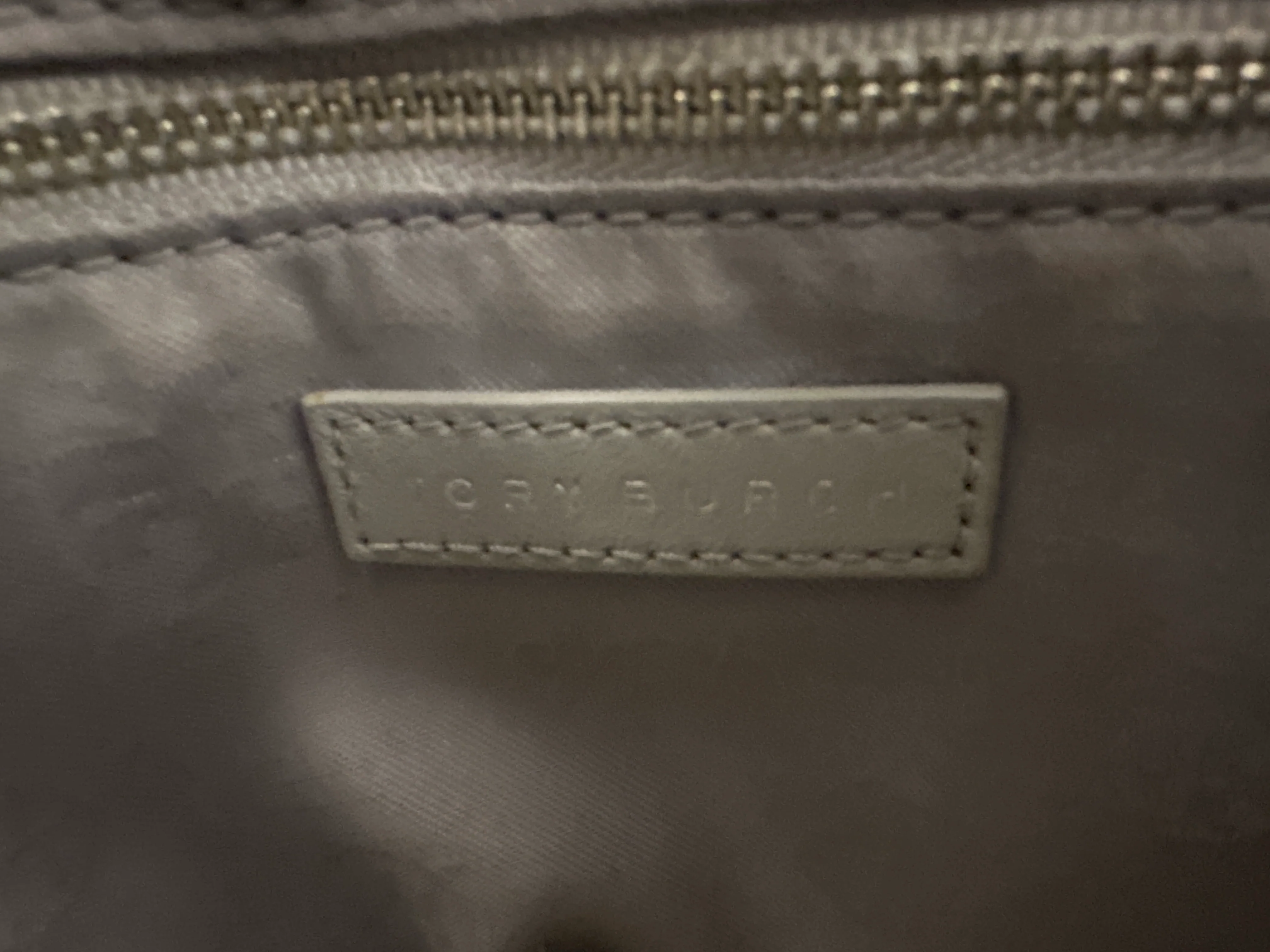 Tory Burch Grey Quilted Leather Alexa Chain Tote - Image 8