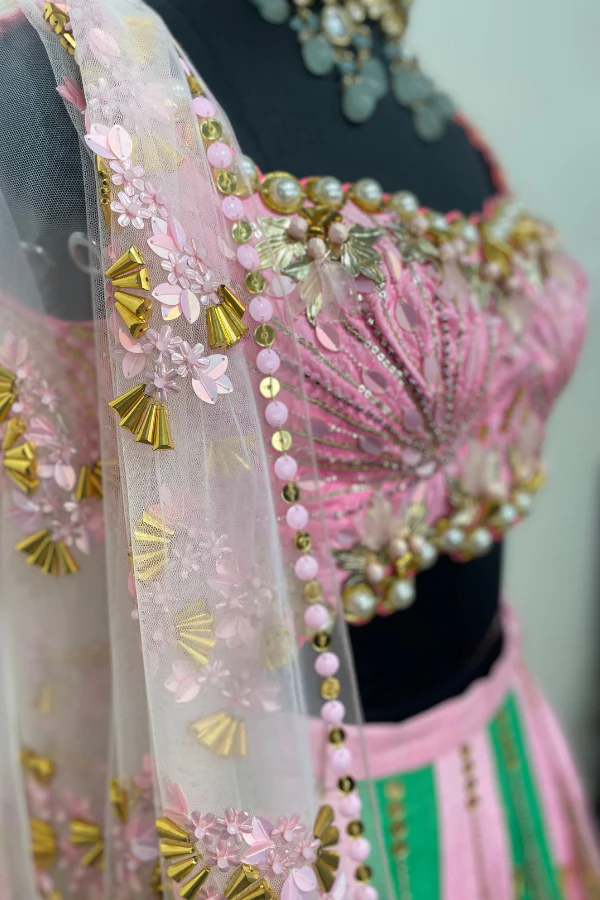 Twilight embellished lehenga set - Image 5