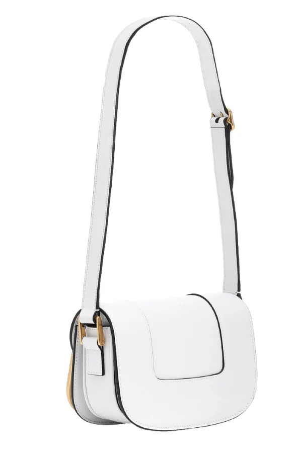 Valentino Off White Super Vee Crossbody Bag - Image 3