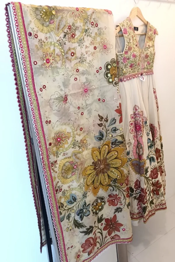 Varun Bahl Multicolor Embroidered Lehenga Set - Image 3