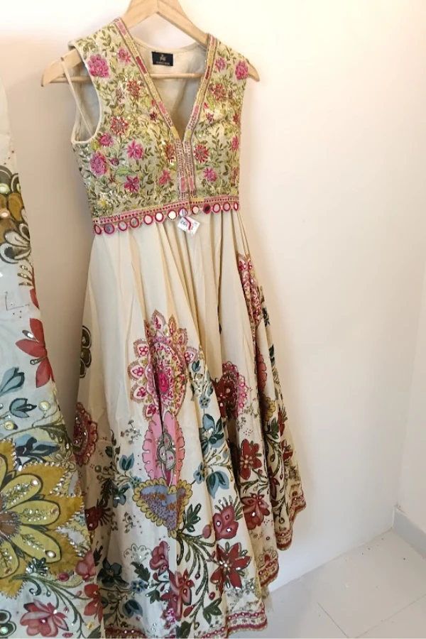 Varun Bahl Multicolor Embroidered Lehenga Set - Image 4