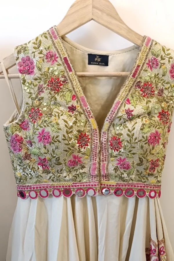 Varun Bahl Multicolor Embroidered Lehenga Set - Image 5