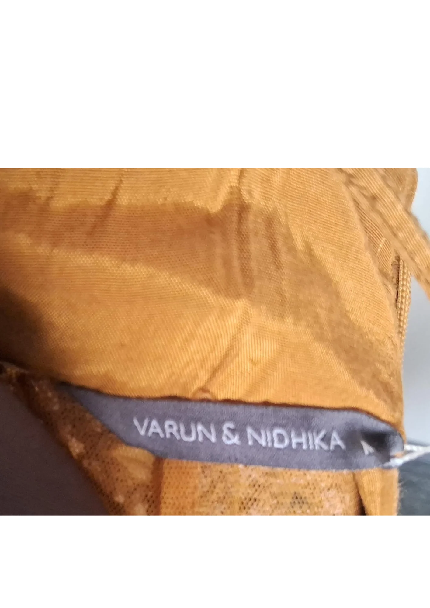 Varun & Nidhika Metallic Barfi Lehenga Set - Image 5