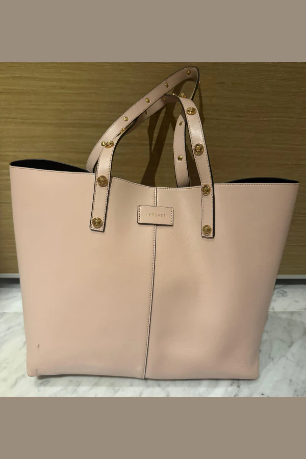 Versace Calfskin Palazzo Tote - Image 3