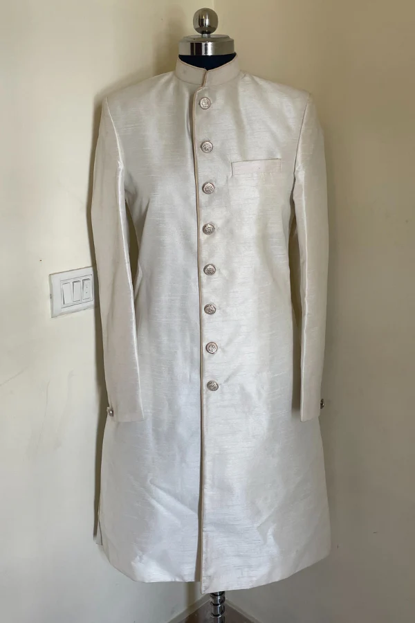 white sherwani