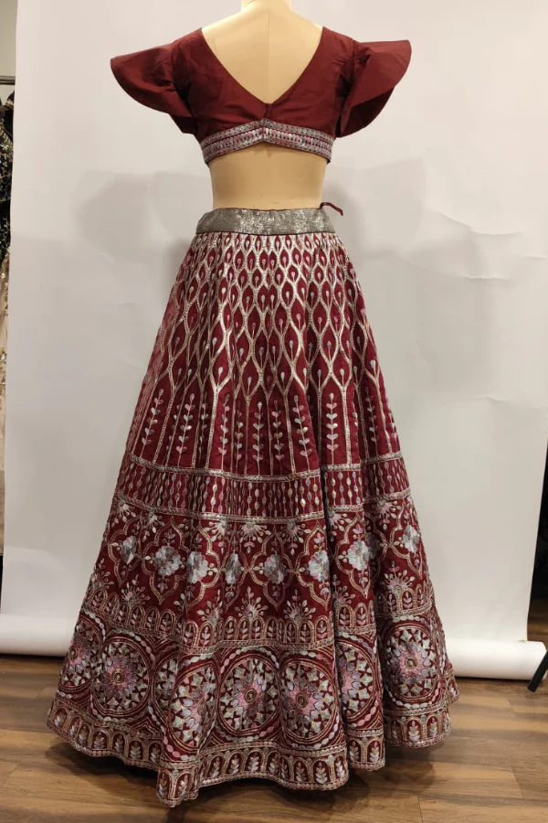 Wine Whisper lehenga set - Image 6