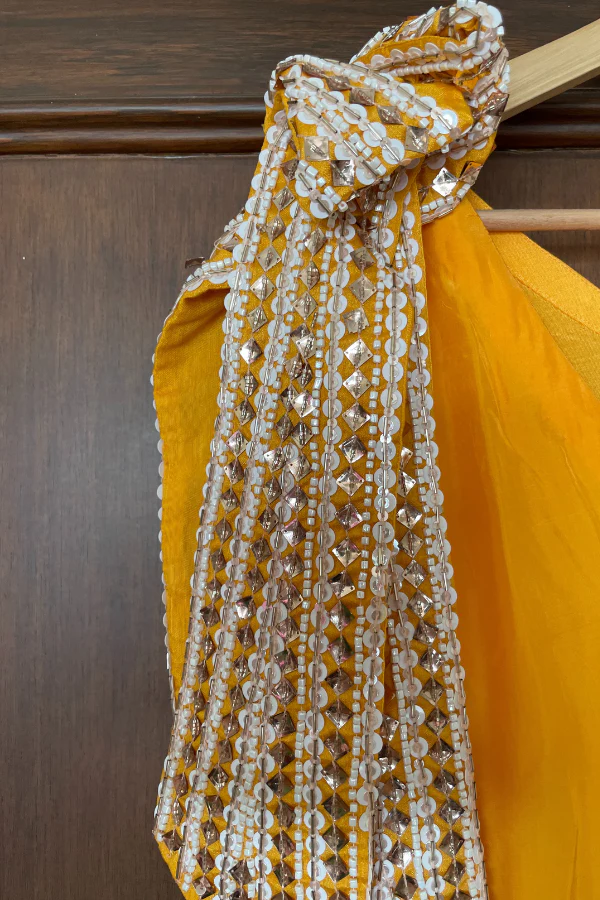 yellow embroidered maxi dress - Image 3