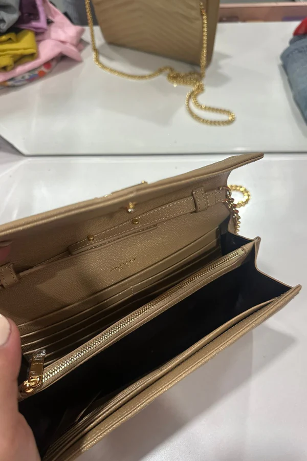 Yves Saint Laurent Cassandre Chain Wallet - Image 6